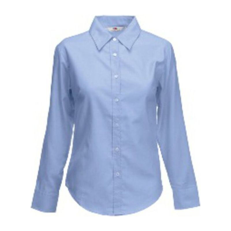 LADY FIT LONG SLEEVE OXFORD SHIRT